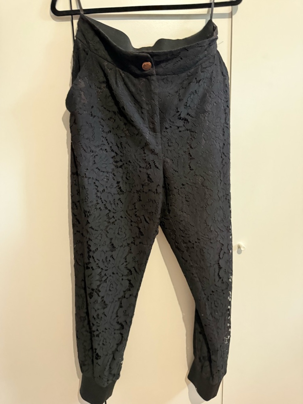 Ted Baker Black Lace Track Joggers